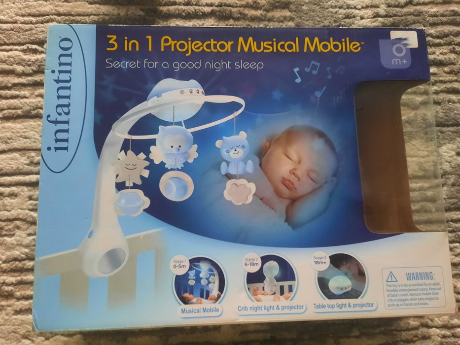 Мобіль музичний з проектором Infantino
Музичний мобіль Infantino