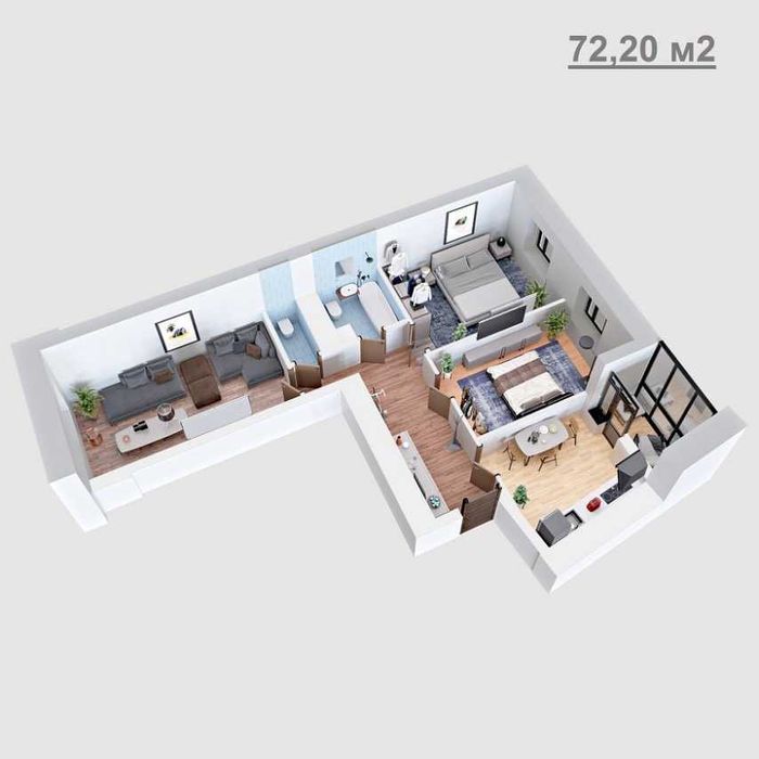 3-к квартира в Бучі. СУПЕР ЦІНА !!!