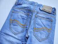 141 KAPPAHL Krótkie spodenki ozdobne hafty jeans r 122 cm