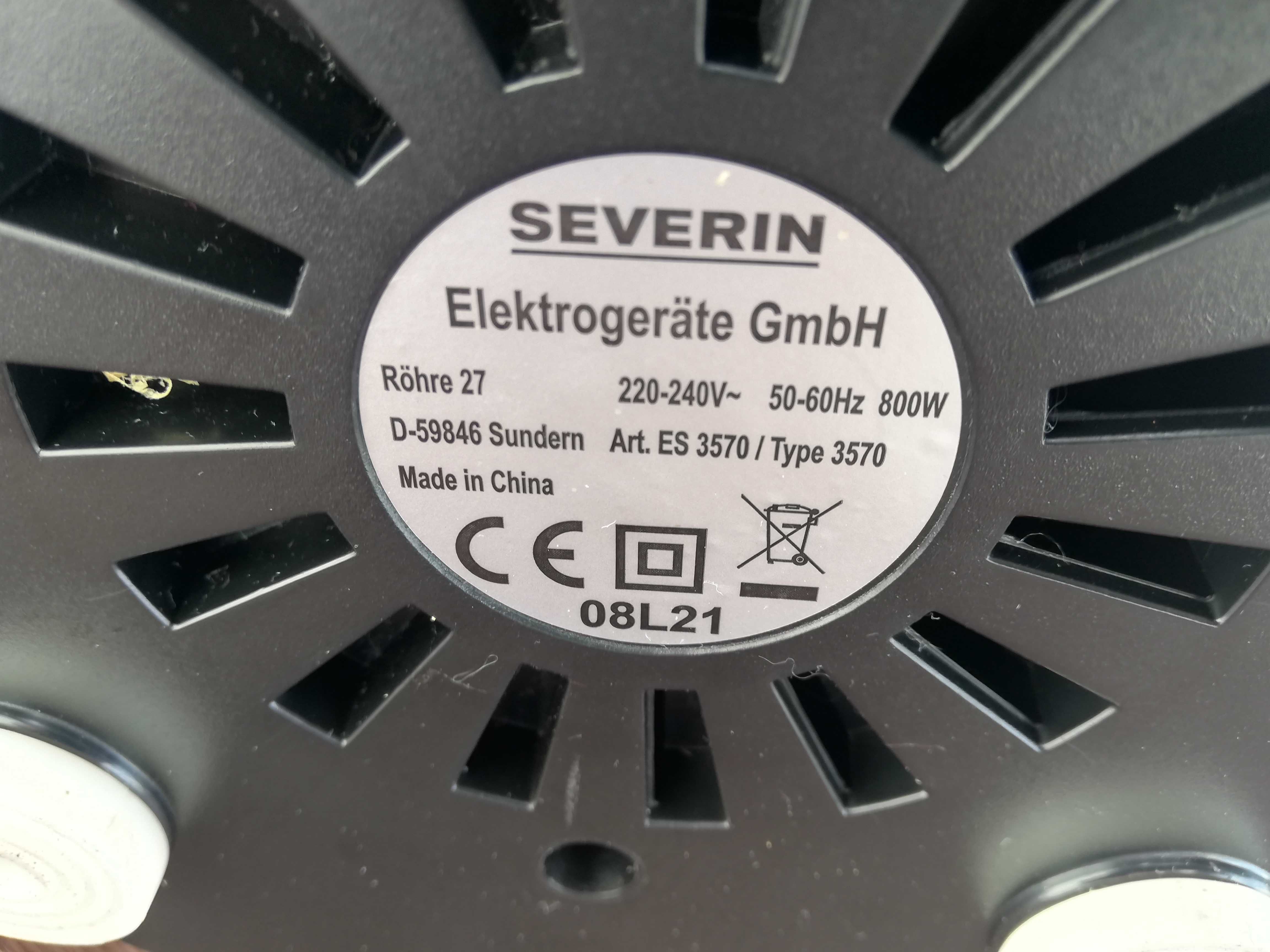 Sokowirówka Severin ES 3570 srebrny/szary 800 W