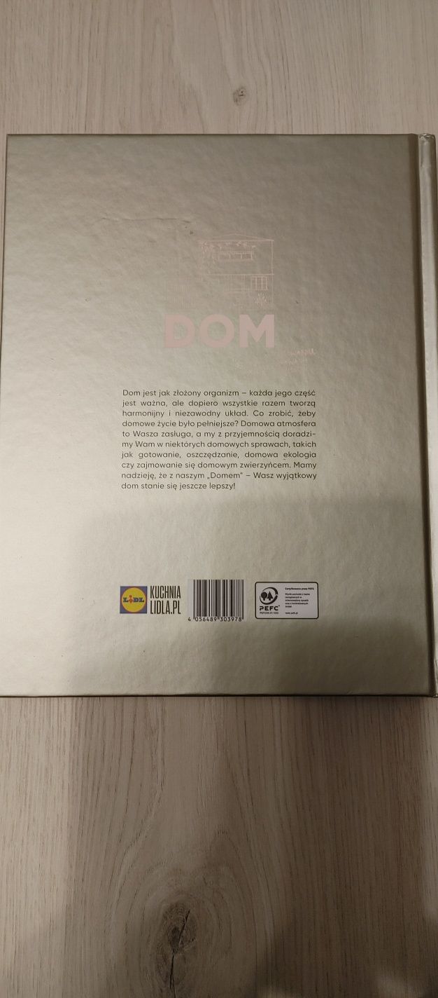 Książka "DOM - O domowym gotowaniu, .., nowa, Lidl