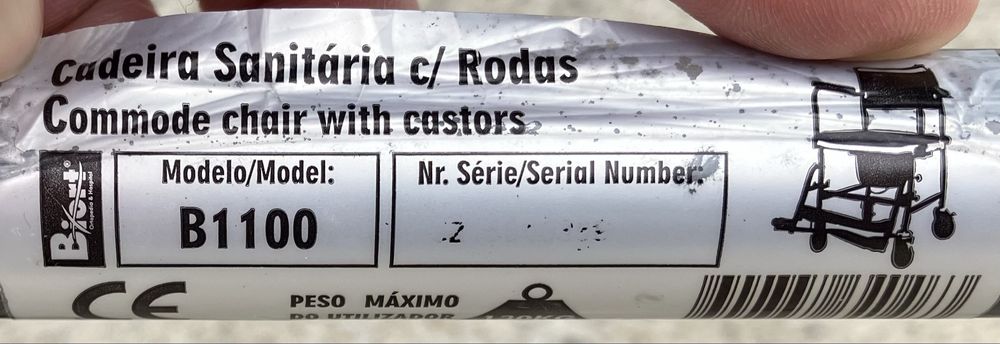 Cadeira sanitária