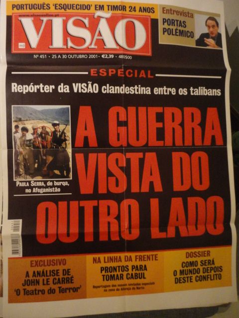 Posters Gigantes Capas Revistas Caras e Visão 70 x 50 cm