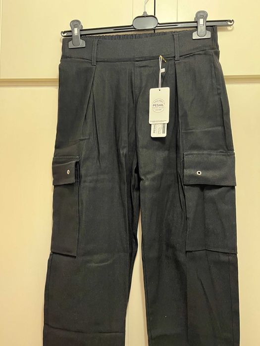 NOWE spodnie bojówki czarne M/38