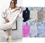 Komplet czarny Motion bluza bokserka legginsy