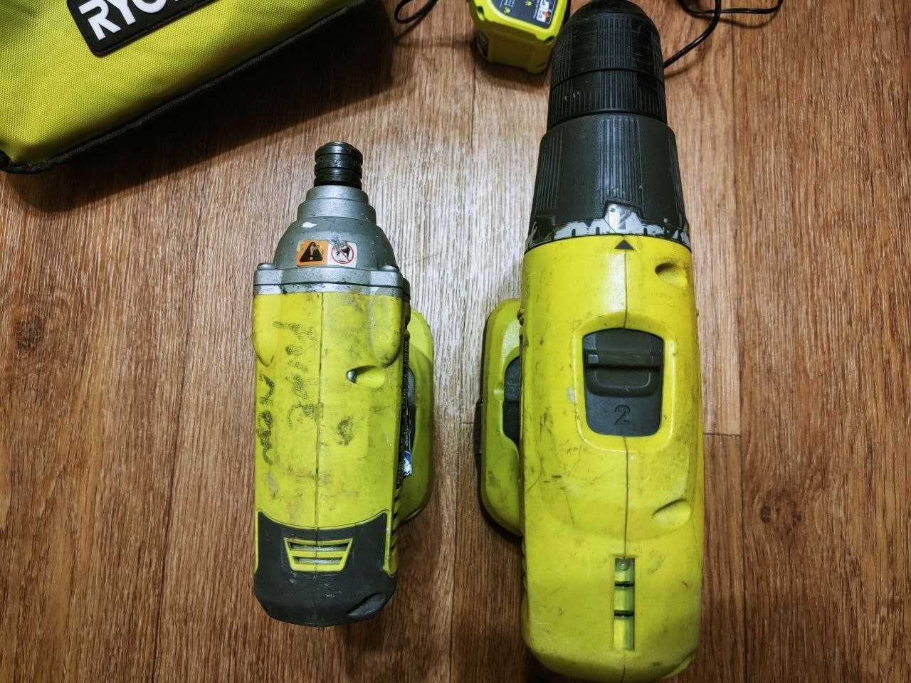 Шуруповерт Ryobi P209 + импульсный винтоверт/гайковерт P234 18V