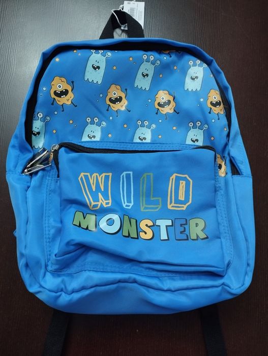 Ładny nowy plecak dla przedszkolaka, na wycieczki Wild Monster