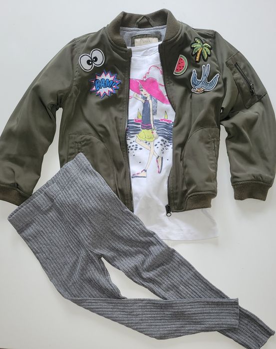11 szt.roz.116 nowe tez kurtka kamizelka Zara Next H&M