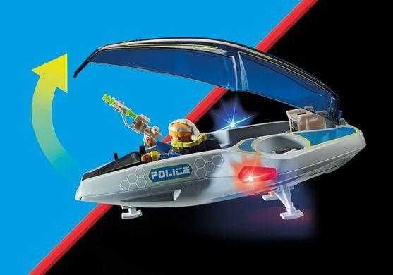 Ігровой набор  конструктор Galaxy полицейський планер Playmobil 70019
