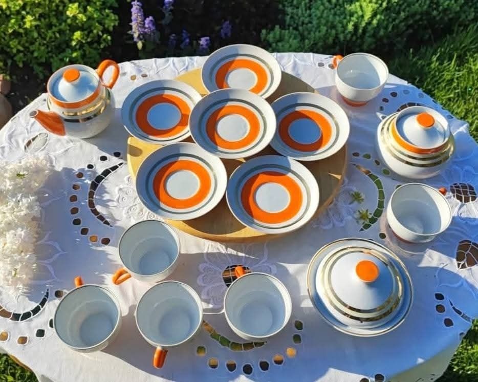Porcelanowy Serwis do herbaty Baranówka ZSRR