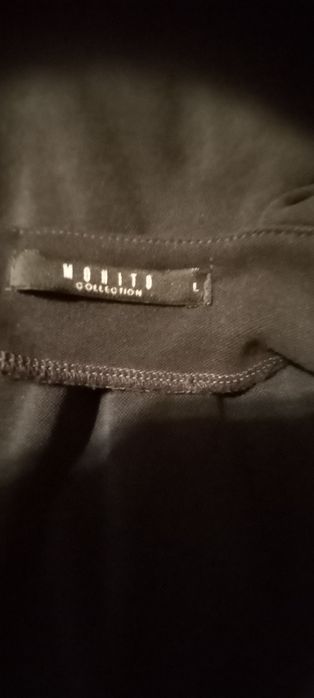 Granatowy spodnium damski