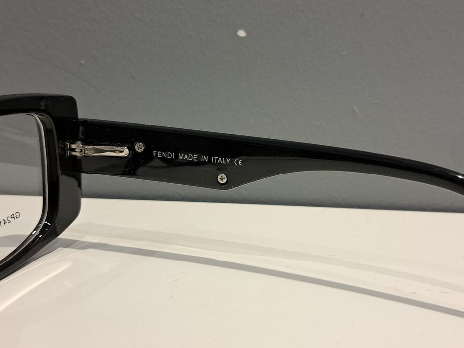 FENDI nowe damskie czarne oprawki korekcyjne okulary zerówki
