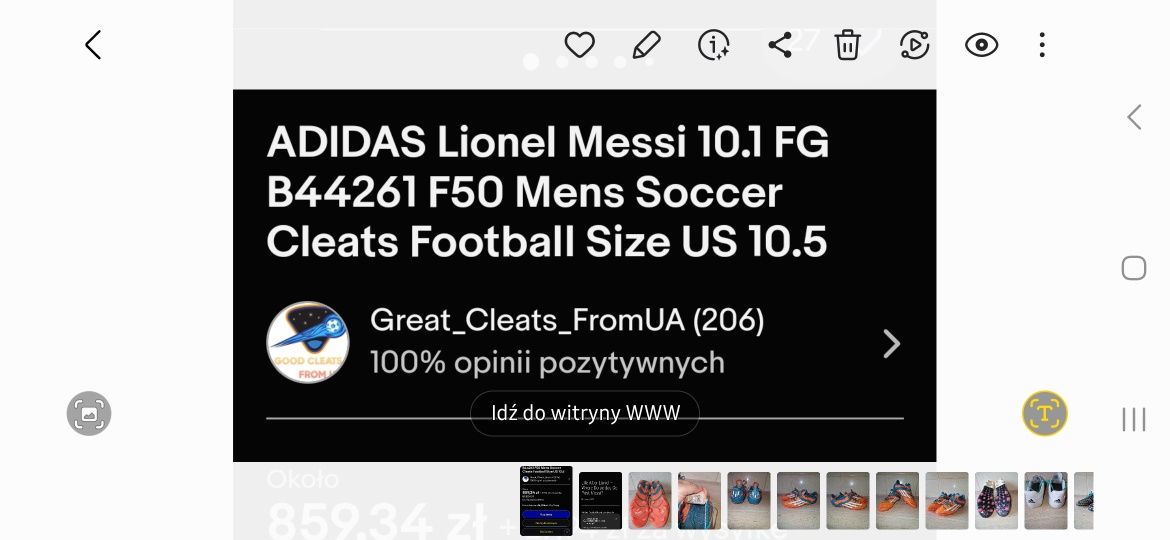 Korki adidas Lionel Messi