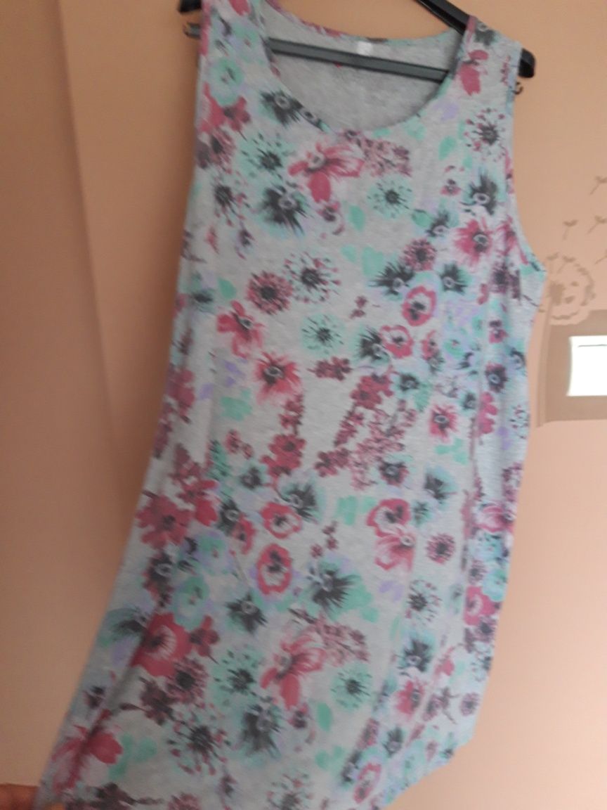 Mini trapezowa sukienka, dłuższa tunika rozmiar 48/50  5XL  Bonprix
