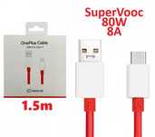 Кабель 1м, 1,5м, 2м OnePlus Warp Oppo Super Vooc Realme Dart Charge