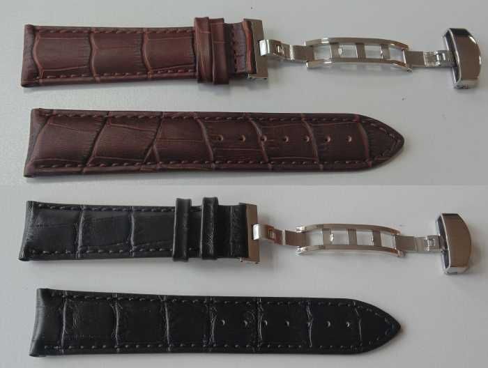 Pasek do zegarka skorzany braz 18mm 19mm 21mm 24mm