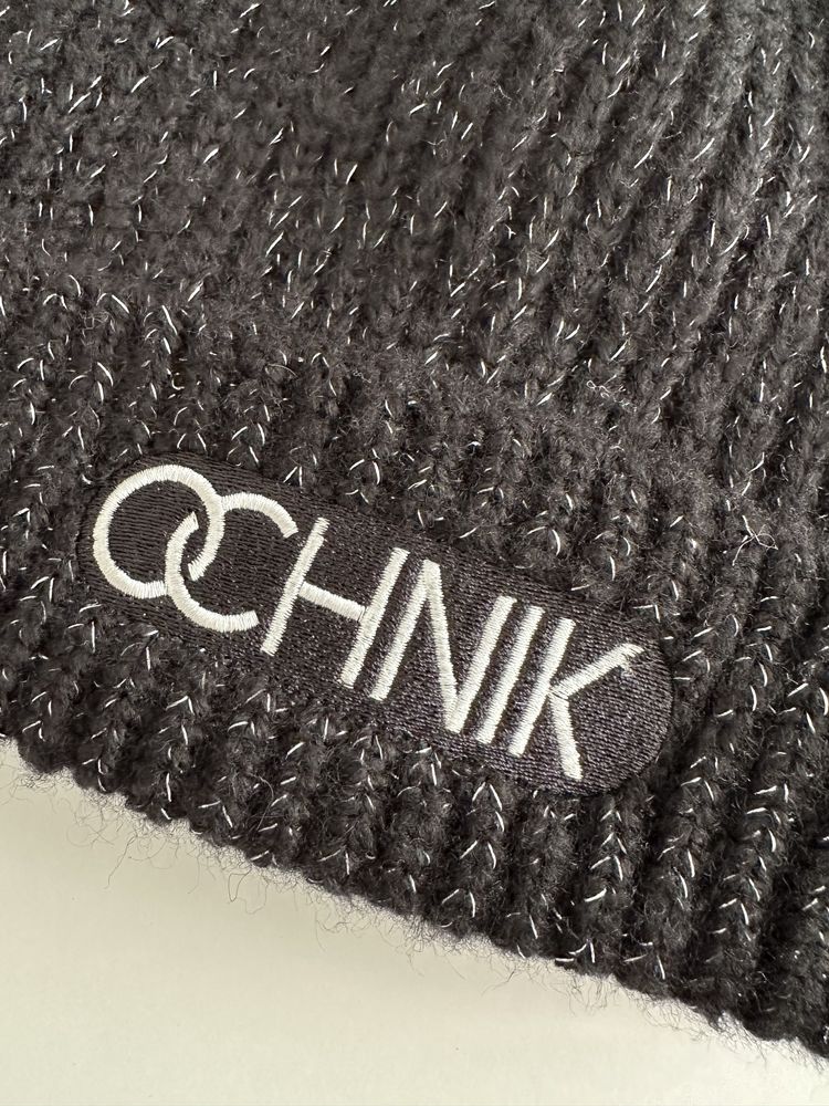 Zimowa Czapka Ochnik Z pomponem Ciepła Beanie