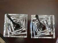 2 Molheiras em cristal JG Durand