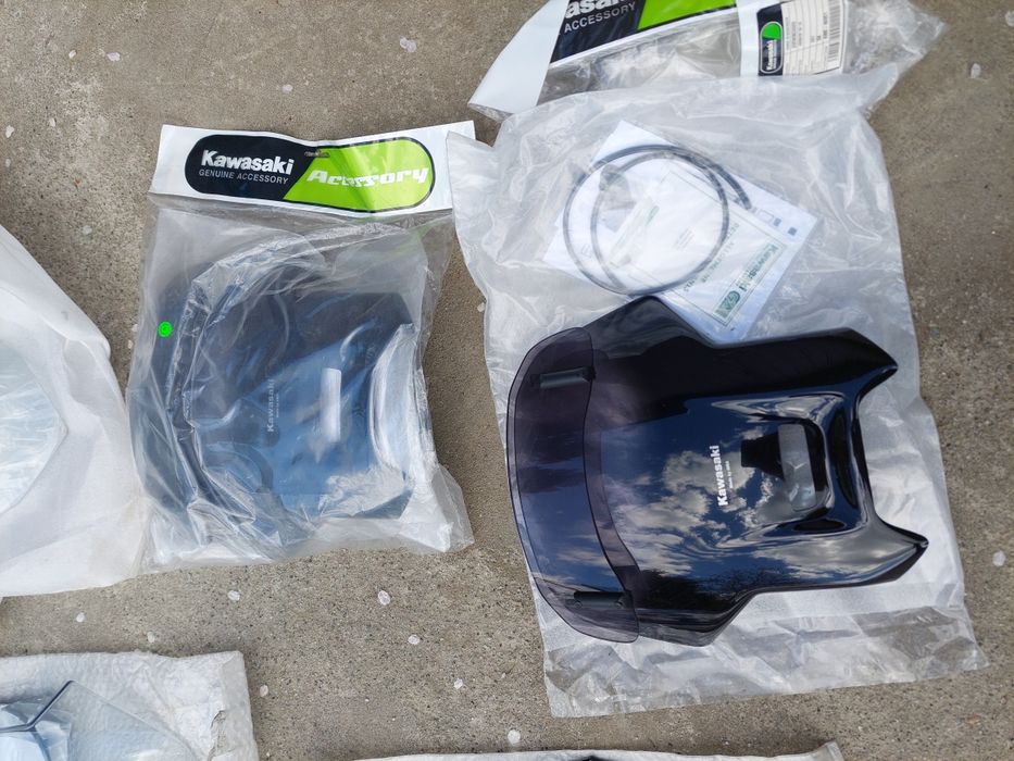 Szyba szyby owiewka kawasaki osłona chlodnicy z750