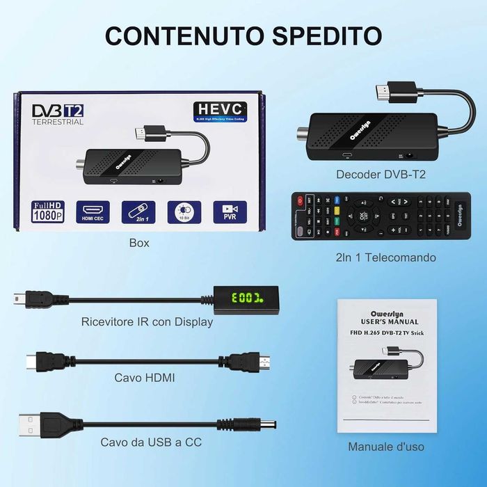Dekoder DVB T2 HEVC