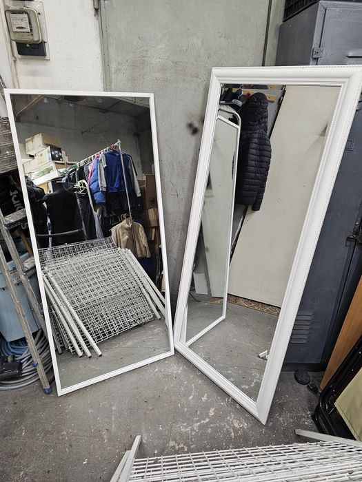 Lustro białe mat- duze lustro -  Stan idealny