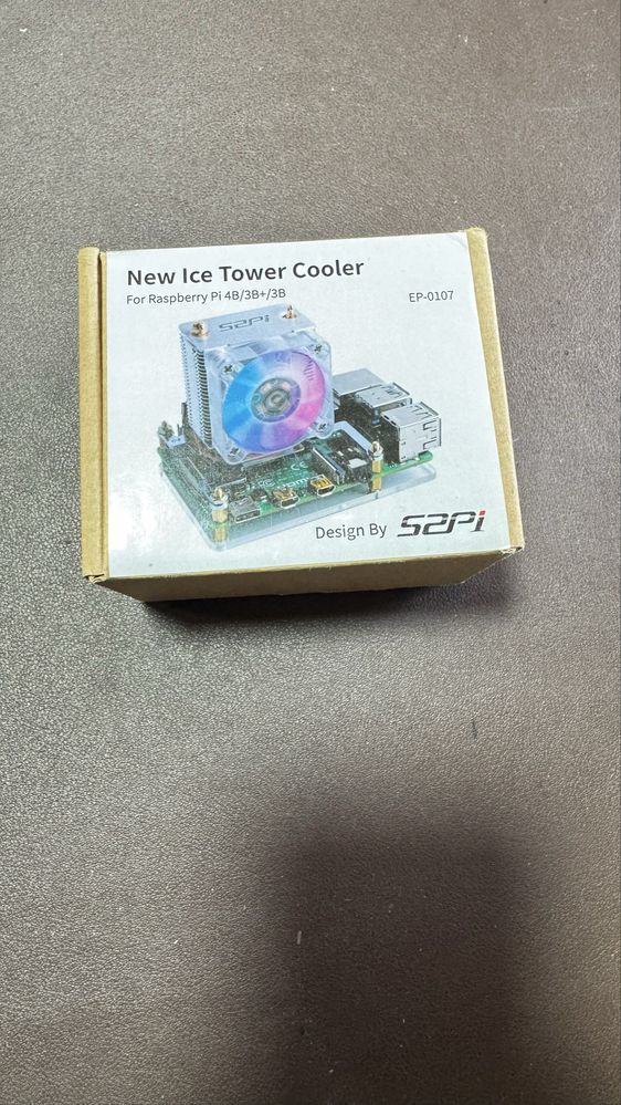 Кулер Ice Tower для Raspberry Pi 3/4/5 з вентилятором