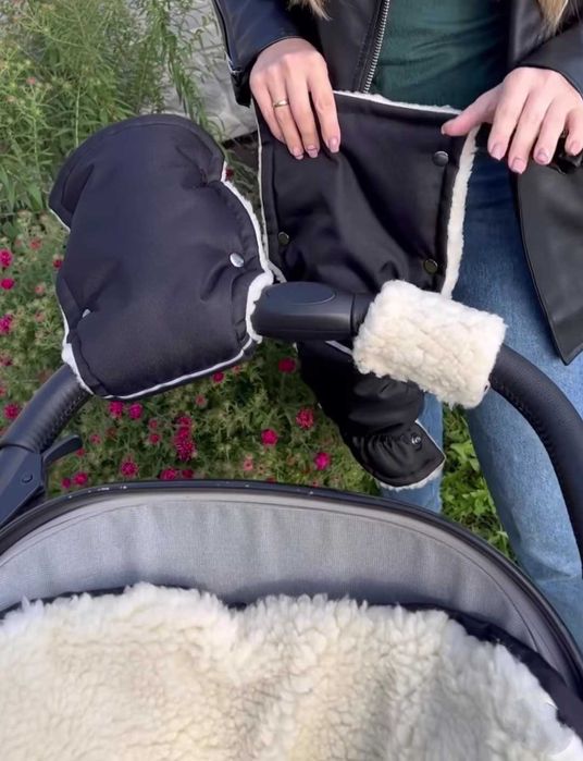 Нові теплі якісні зимові конверти натуральна овчина For kids maxi