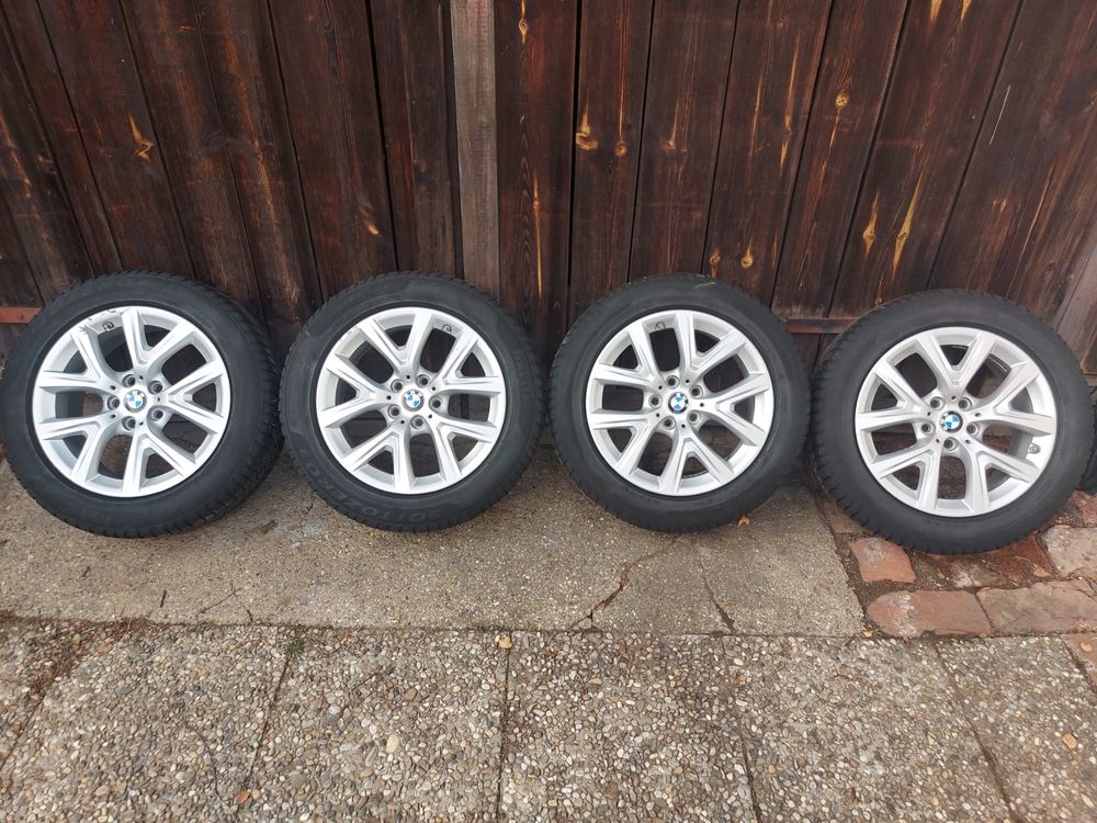 Koła bmw opony zimowe 17” 5x112 X1 X2 czujniki audi mercedes