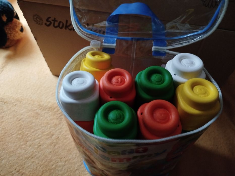 Gumowe, miękkie klocki soft clemmy 46szt.