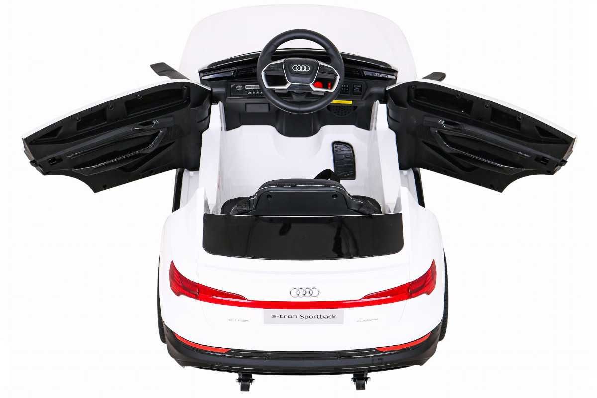 Pojazd dla dzieci Audi E-Tron Sportback Biały QLS-6688
