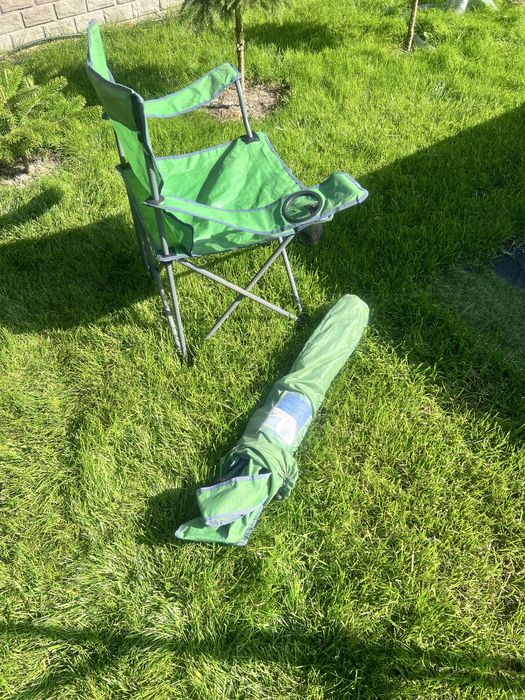 Dwa krzesła kempingowe
