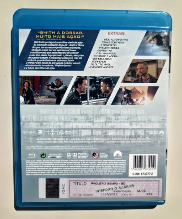 Blu-ray Projeto Gemini
