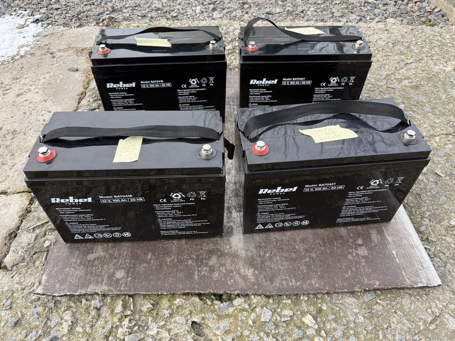 Продам гелеві акумулятори REBEL 100AH