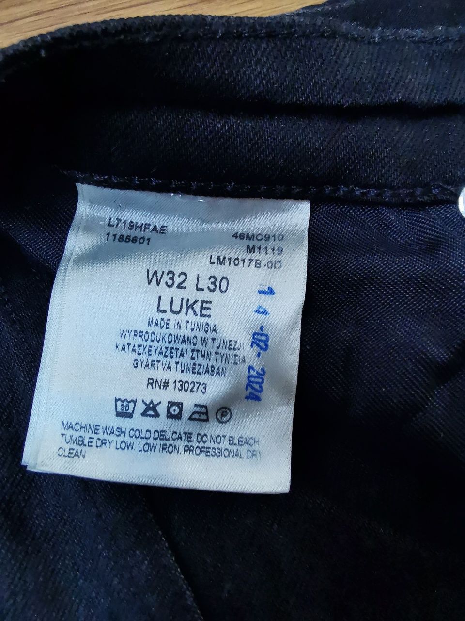 LEE LUKE W32 L30 spodnie jeansowe jeansy