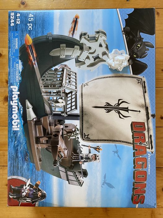 Playmobil Dragons 9244 Statek Dragosa Jak wytresować smoka