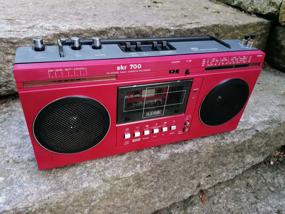 RFT SKR 700 Radiomagnetofon  Boombox UNITRA RMS-817 PRL 1985