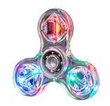 Fidget Spinner Hand Spiner Crystal Led świecący 2x