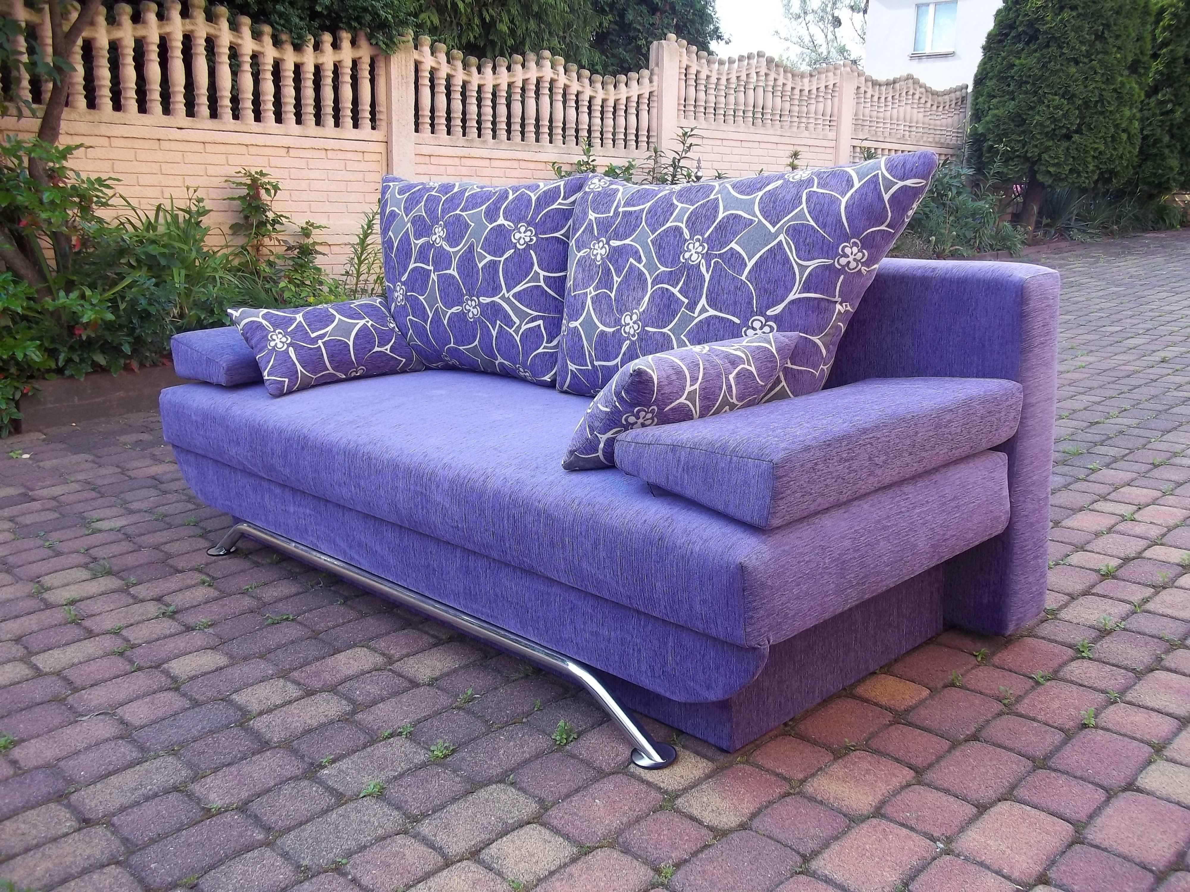 kanapa/sofa-wygodne rozkładanie - 140cm/195cm pow spania -sprężyny