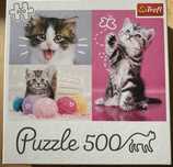 Puzzle Trefl, Kolaż kotki, 500 (-1)
