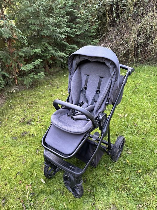 Wózek Roan Ivi 2.0 2w1 + fotelik Cybex Aton B2 + dodatki