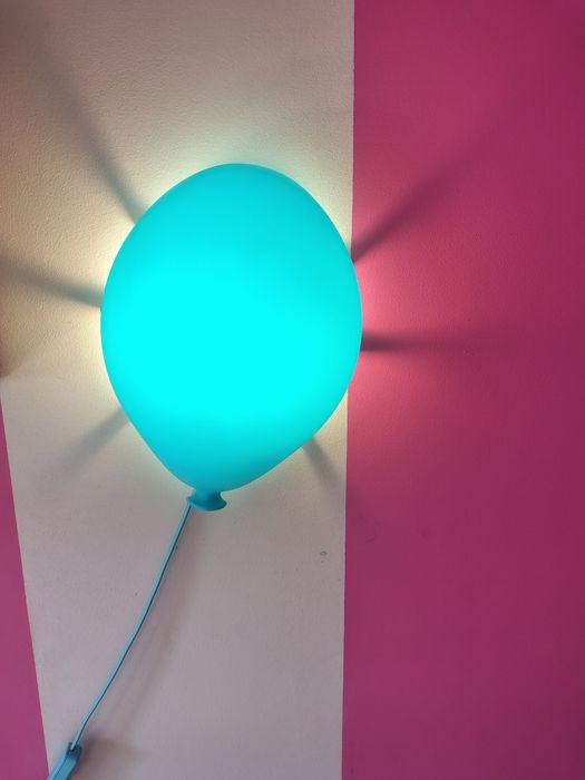 Lampka balonik niebieski
