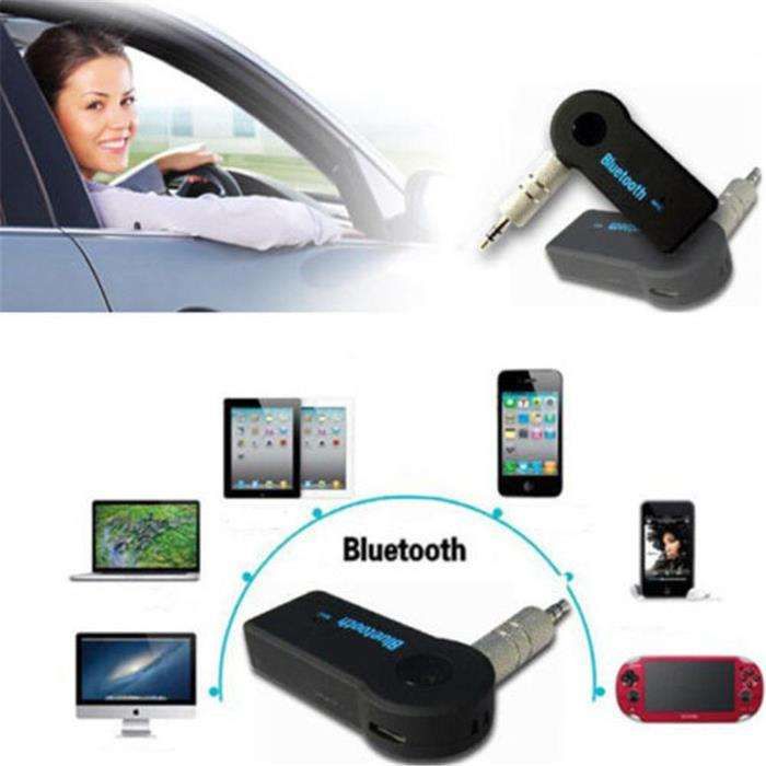 NOVO! Bluetooth Kit Mãos Livres, Receptor Jack 3,5 Audio Wireless