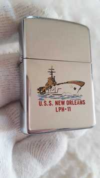 Zapalniczka Zippo USS New Orleans (LPH-11) 1969r.