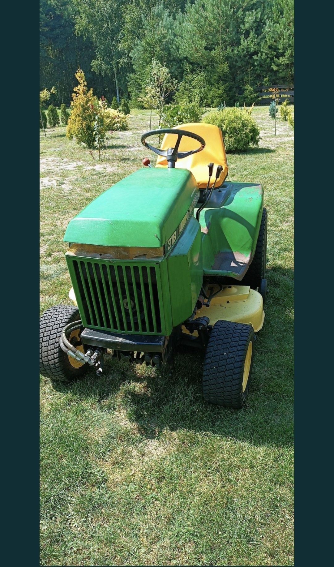 Traktorek kosiarka John Deere 318