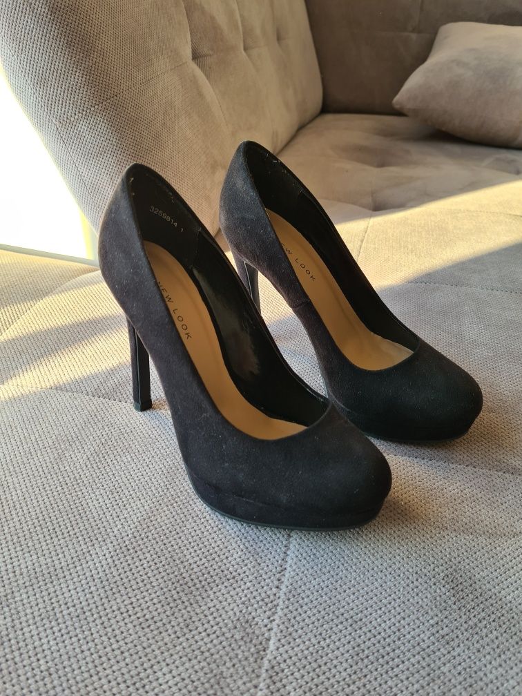 Buty szpilki 11 cm czarne New Look