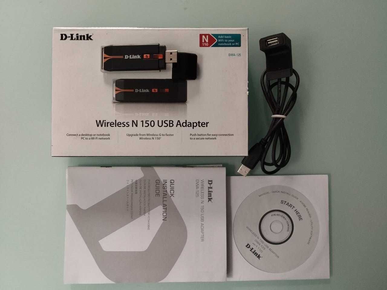 Бездротовий USB-адаптер D-Link DWA-110 / DWA-125 / DWA-140 802.11g,