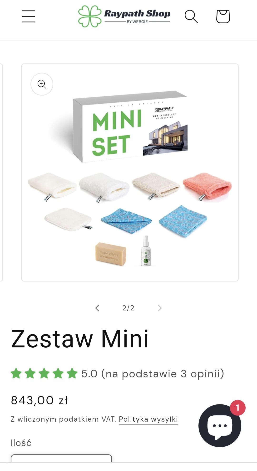 Zestaw  Raypath mini set