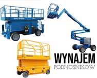 Wynajem podnośników zwyżek nożycowych przegubowych koszowych - TOBANO