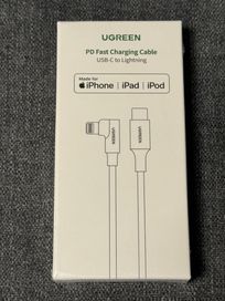 Kabel USB C USB-C Lightning MFI do auta ładowania Apple iPhone Ugreen