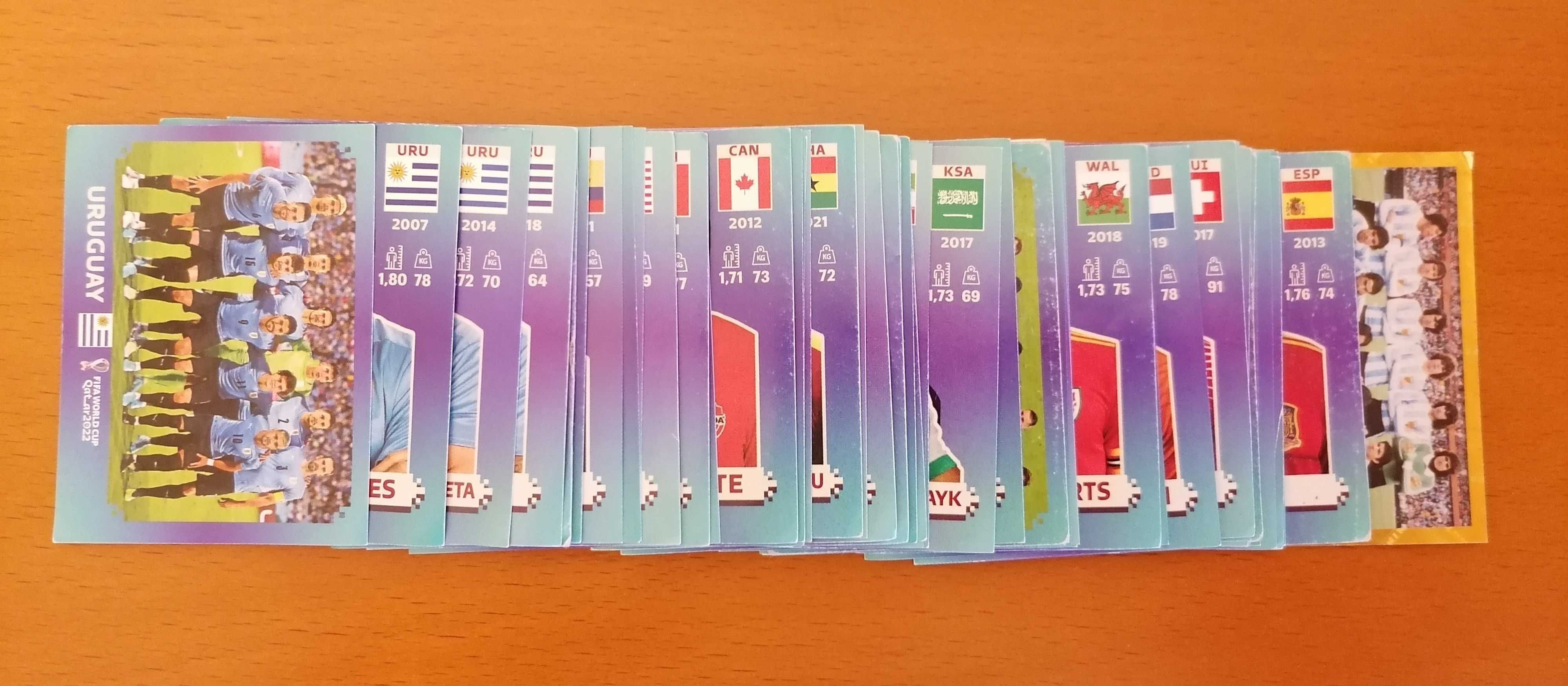 Cromos da colecção Fifa World Cup Qatar 2022 (LER O ANÚNCIO TODO SFF)